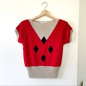 NWOT Cute vintage sweater knit top